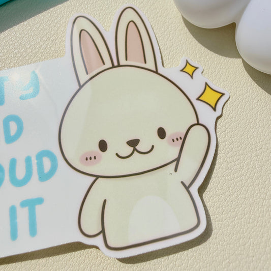 Lefty And Proud Of It Sticker