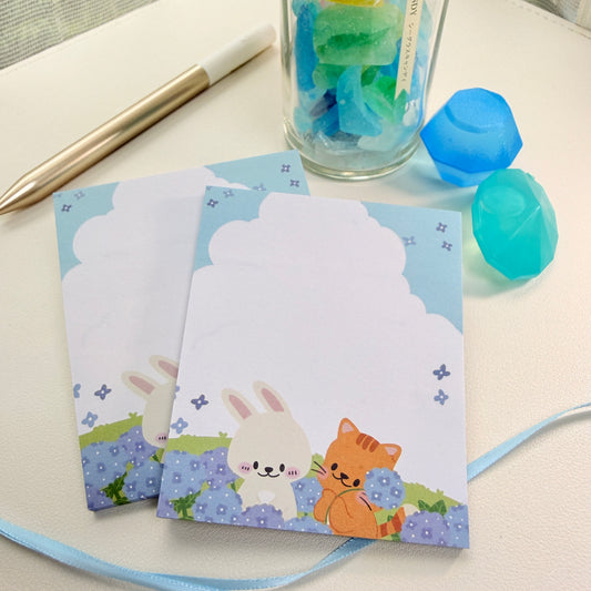 Summer Hydrangea Sticky Note