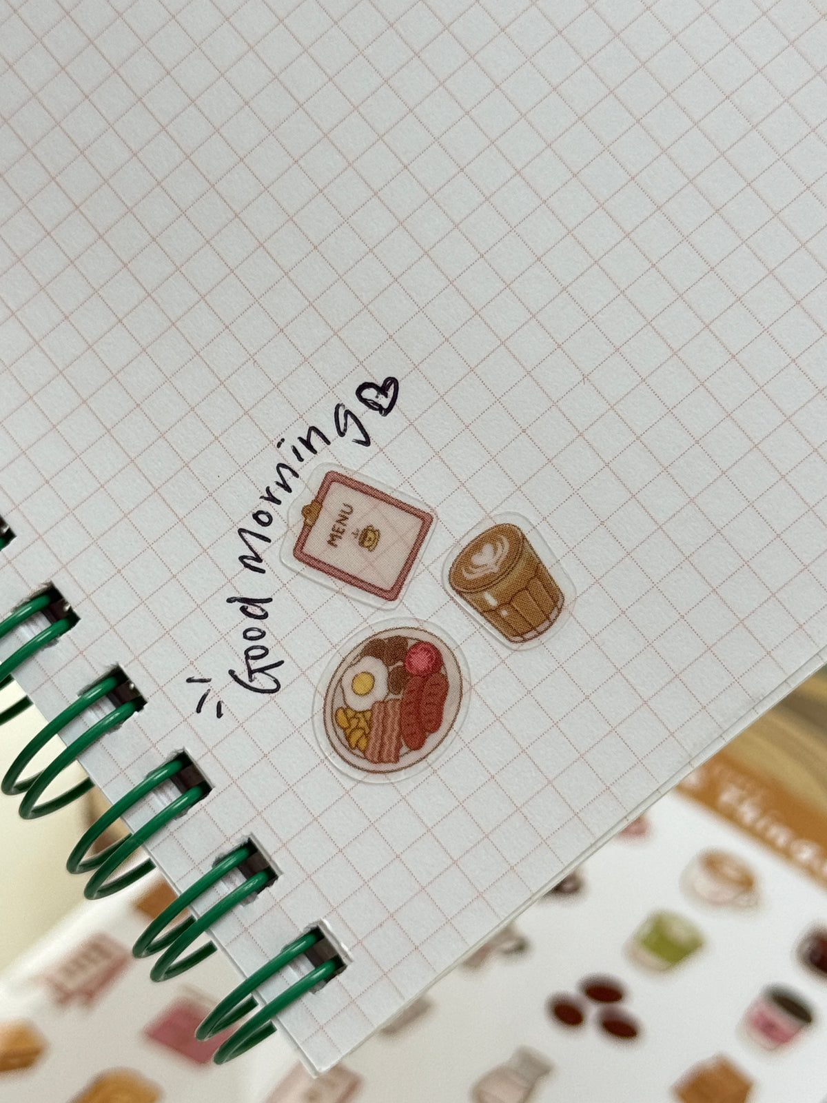 Cafe Little Things Sticker Sheet
