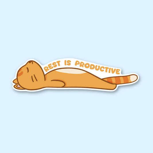 Rest is Productive Matte Sticker