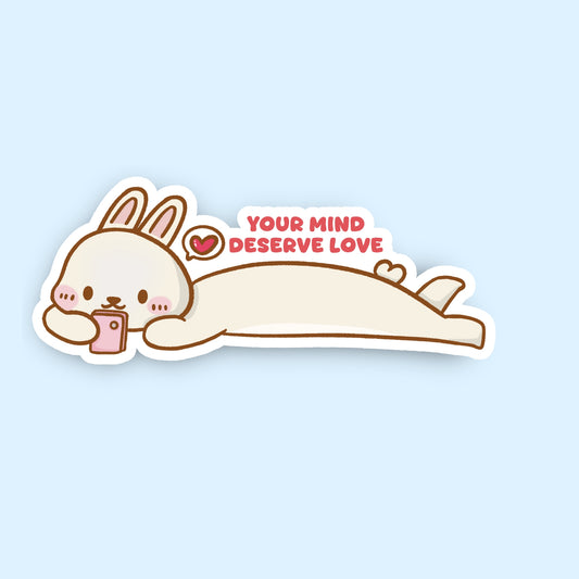 Your Mind Deserve Love Matte Sticker