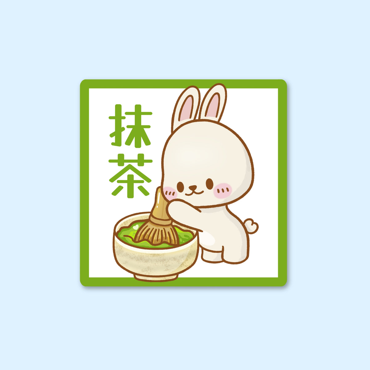 Matcha Matte Sticker