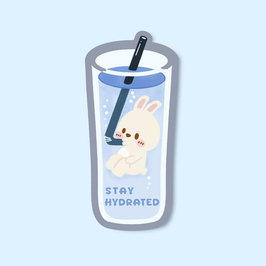 Stay Hydrated Matte Sticker