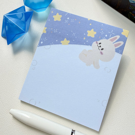 Moon Bunny Sticky Note