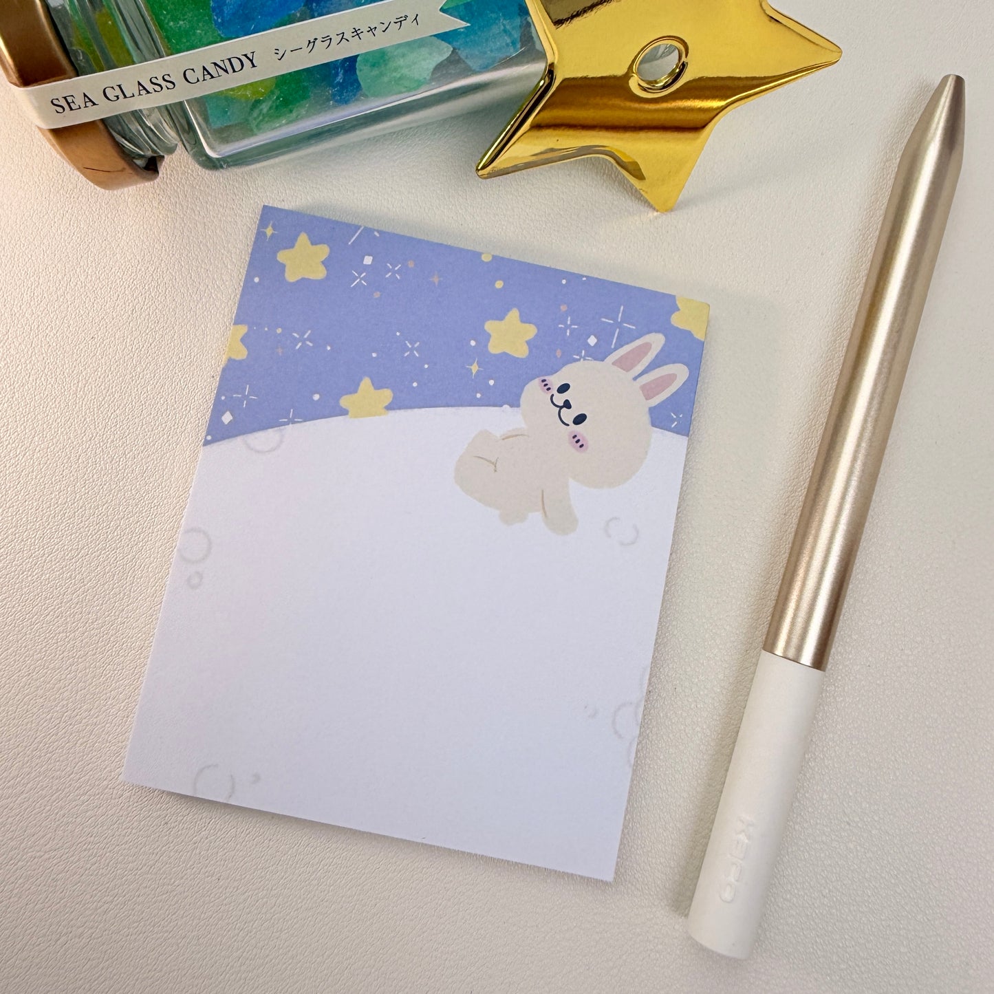 Moon Bunny Sticky Note