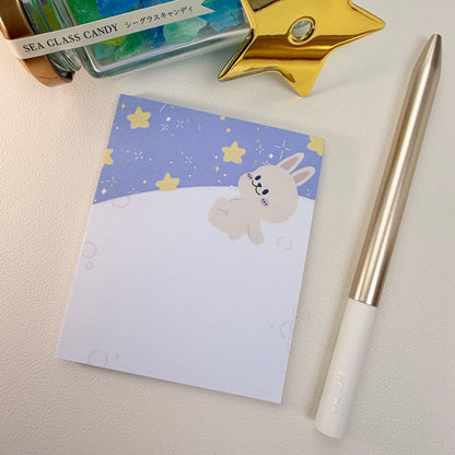 Moon Bunny Sticky Note