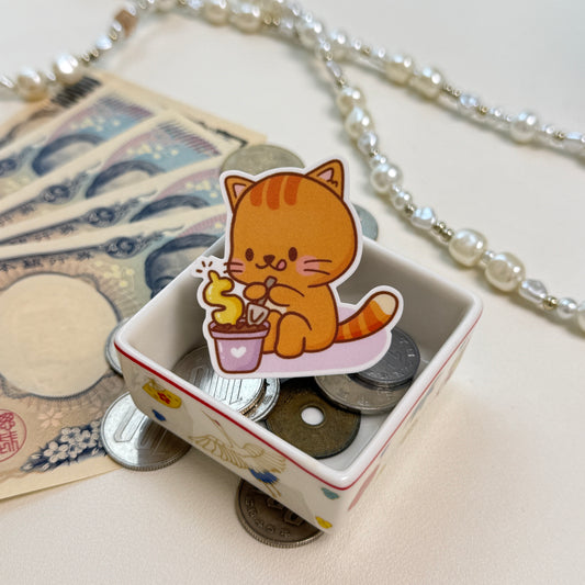 Planting Money Matte Sticker