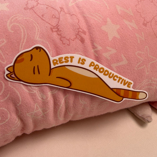 Rest is Productive Matte Sticker