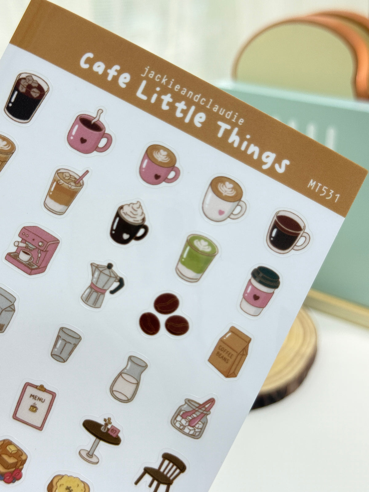 Cafe Little Things Sticker Sheet