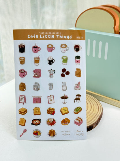 Cafe Little Things Sticker Sheet
