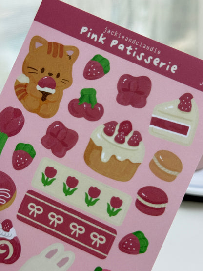Pink Patisserie Sticker Sheet