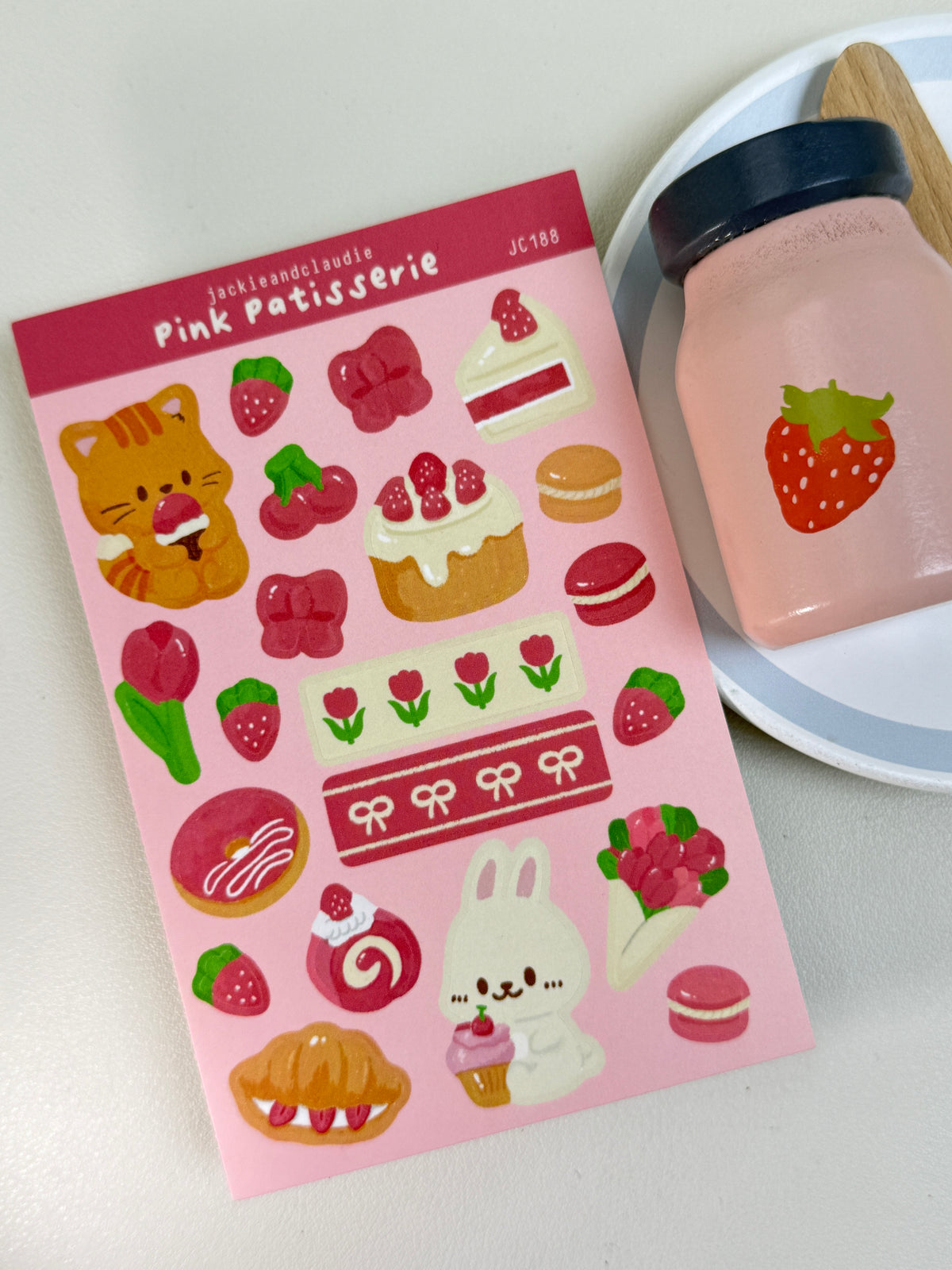 Pink Patisserie Sticker Sheet