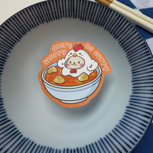 Sticker of curry chicken